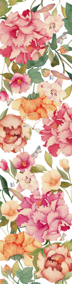 Pure Linen Runner «Peony» 100% Made in Italy