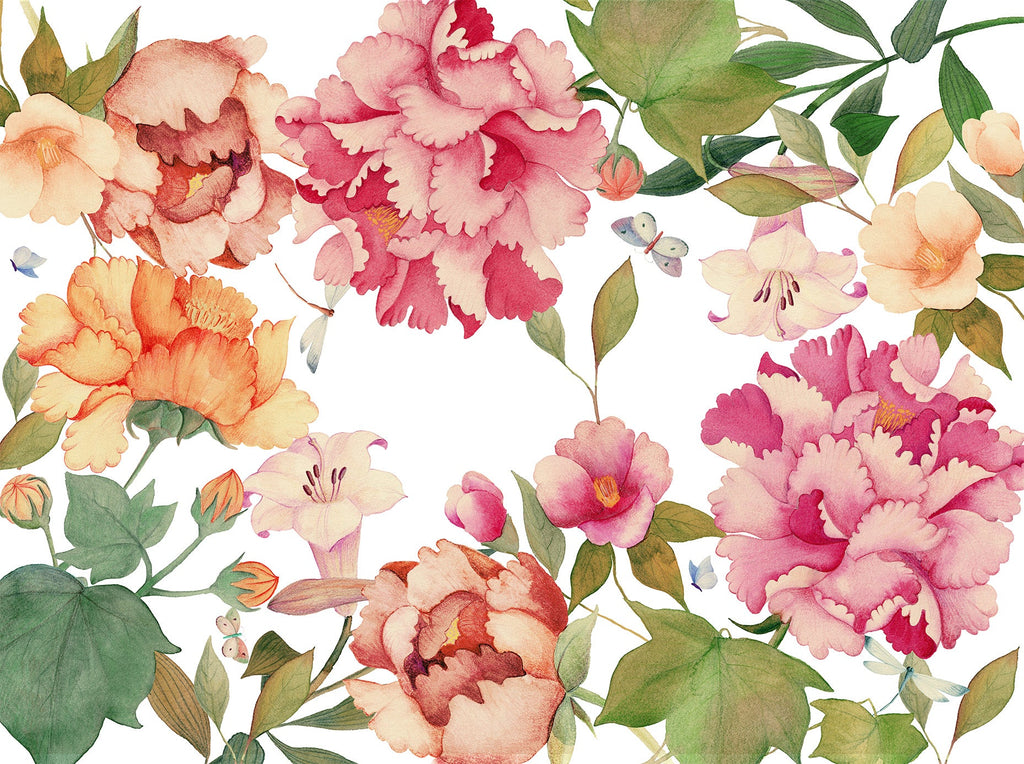 Tovaglia in lino «Peony», 100% Made in Italy