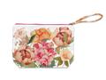 Cotton Pochette «Peony», 100% Made in Italy