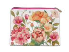 Cotton Trousse «Peony», 100% Made in Italy