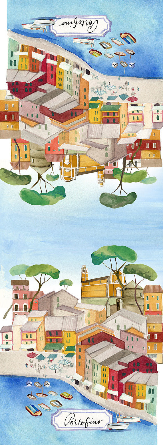 Pure Linen Runner «Portofino» 100% Made in Italy - The Napking