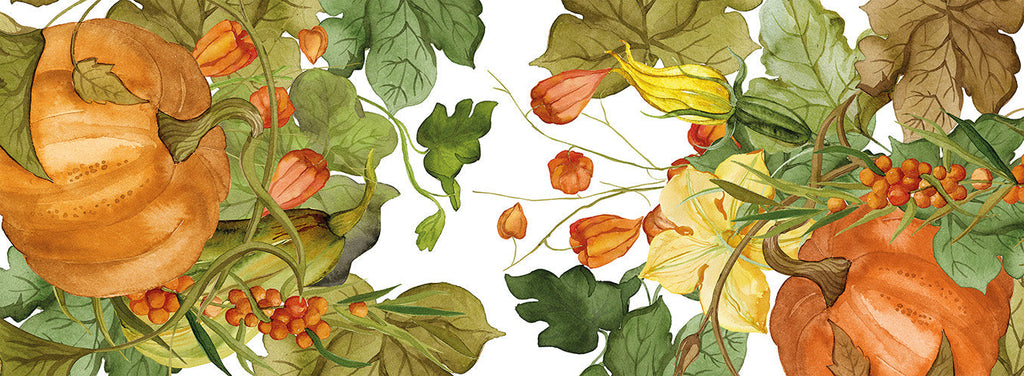 Pure Linen Runner Potirons 100% Made in Italy The Napking