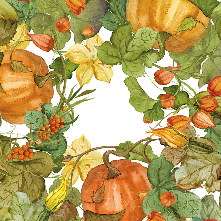 Linen Tablecloth Potirons 100% Made in Italy The Napking