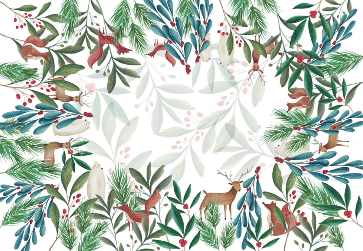 Tablecloths «Rudolph» 100% Made in Italy The Napking