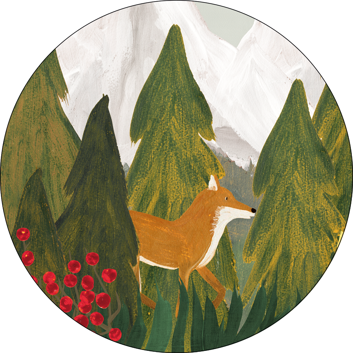 Set of 2 coasters «Reinard» wood cork – 100% Made in Italy - The Napking