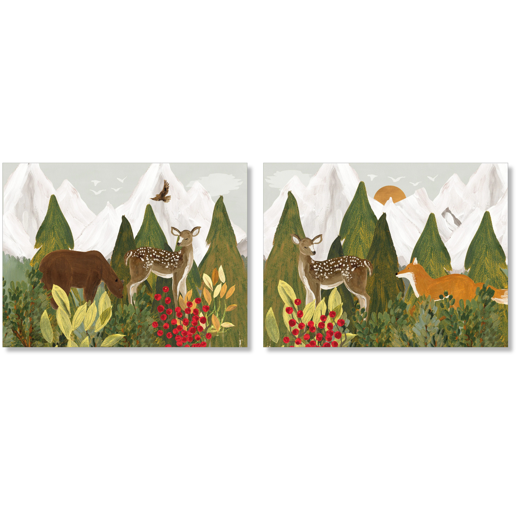 Reinard Set of 2 Rectangular Placemats Hardboard