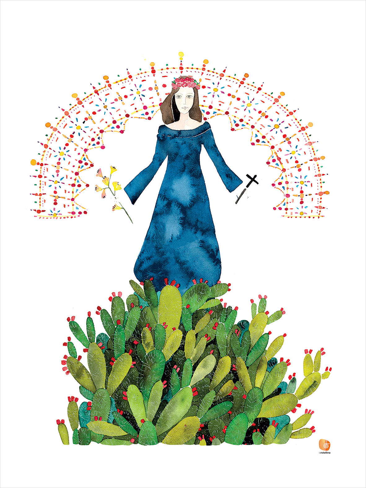 Kitchen Towels Santuzza, 100% Made in Italy