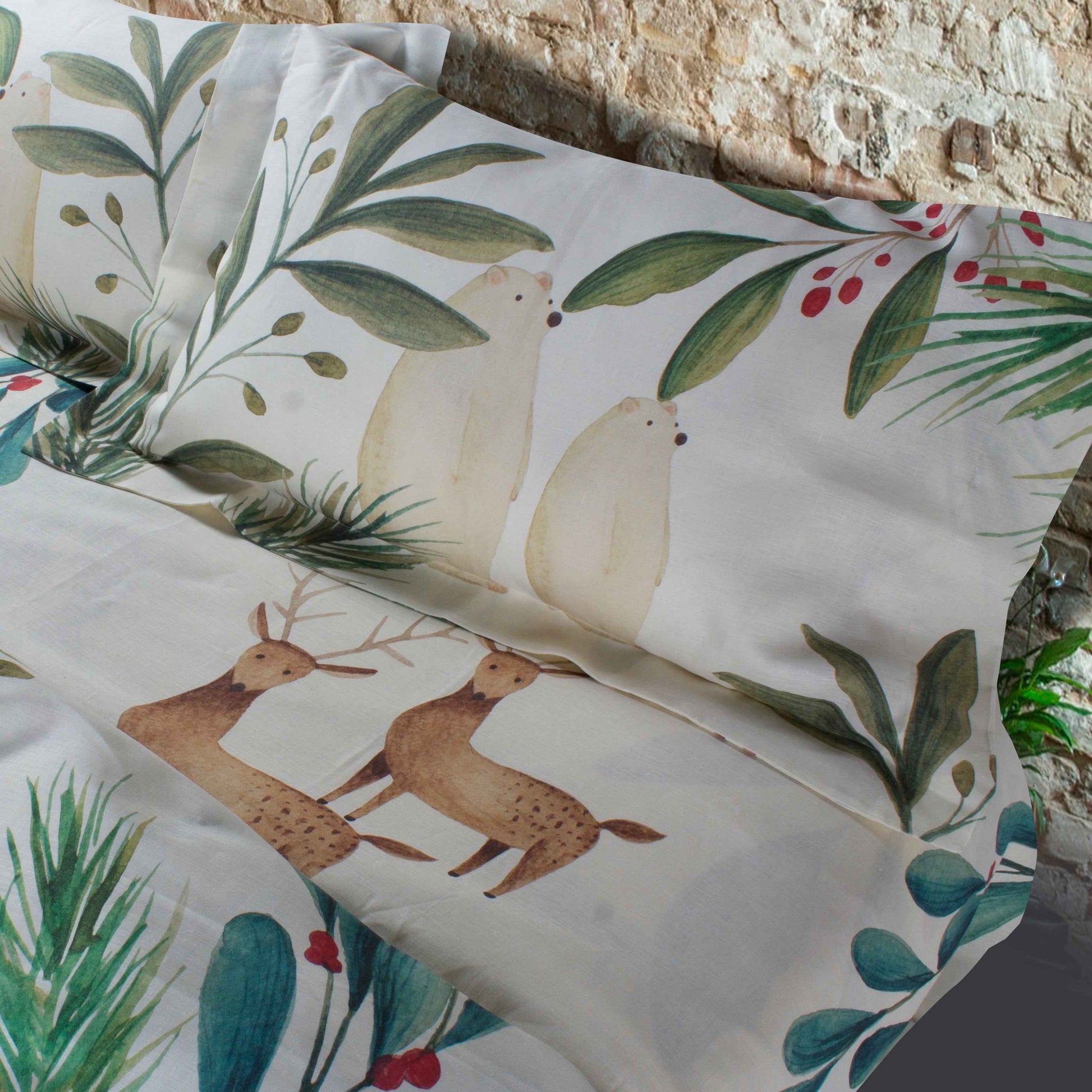 Duvet Cover Set «Rudolph» 100% Made in Italy