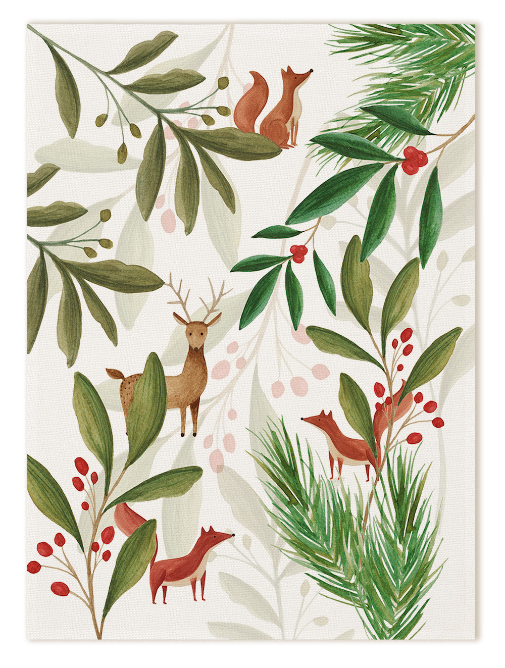 Kitchen Towels «Rudolph», 100% Made in Italy The Napking