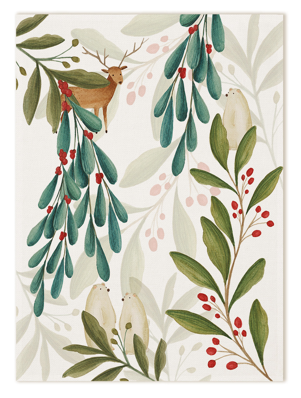 Kitchen Towels «Rudolph», 100% Made in Italy The Napking