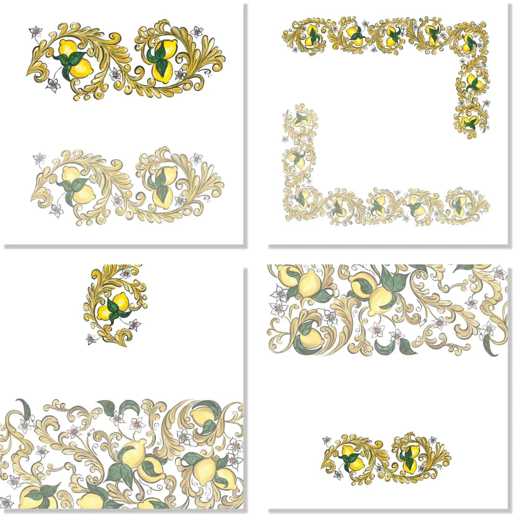 Set of 4 Napkins «Isolabella» 100% Made in Italy