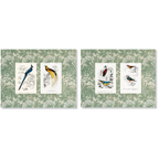 Set of 2 Placemats Set in Panama Cotton Cuvier