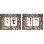 Set of 2 Placemats Set in Panama Cotton Haeckel