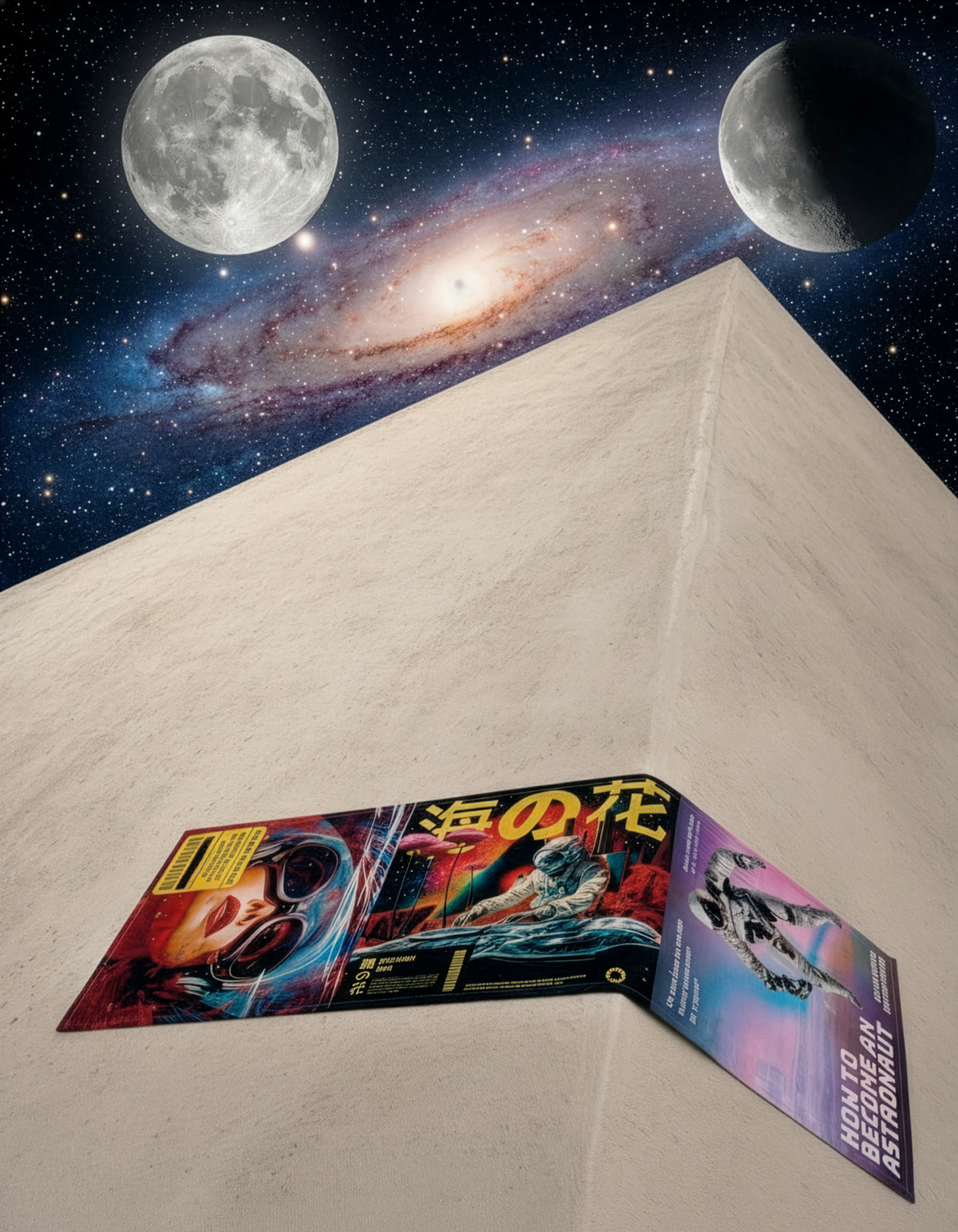 Chemin de table en coton du Panama, science-fiction