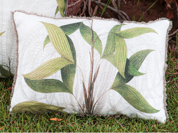 Cushion «Palmier», 100% Made in Italy - The Napking