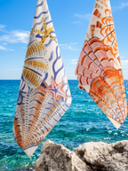 Kitchen Towels Shell Bay 100% Made in Italy