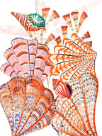 Kitchen Towels Shell Bay 100% Made in Italy