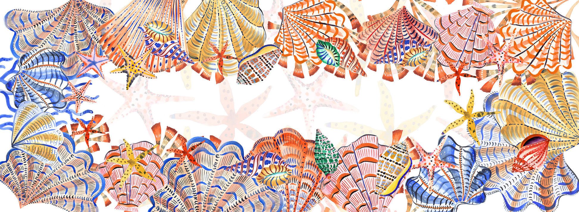 Cotton Satin Runner Shell Bay 100% Made in Italy