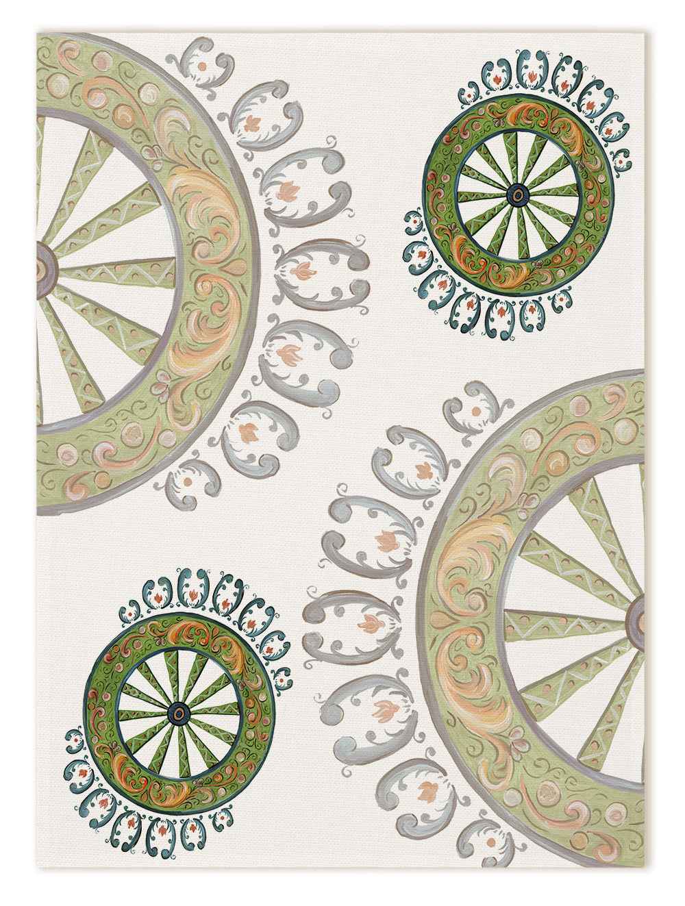 Kitchen Towels «Siciliam», 100% Made in Italy