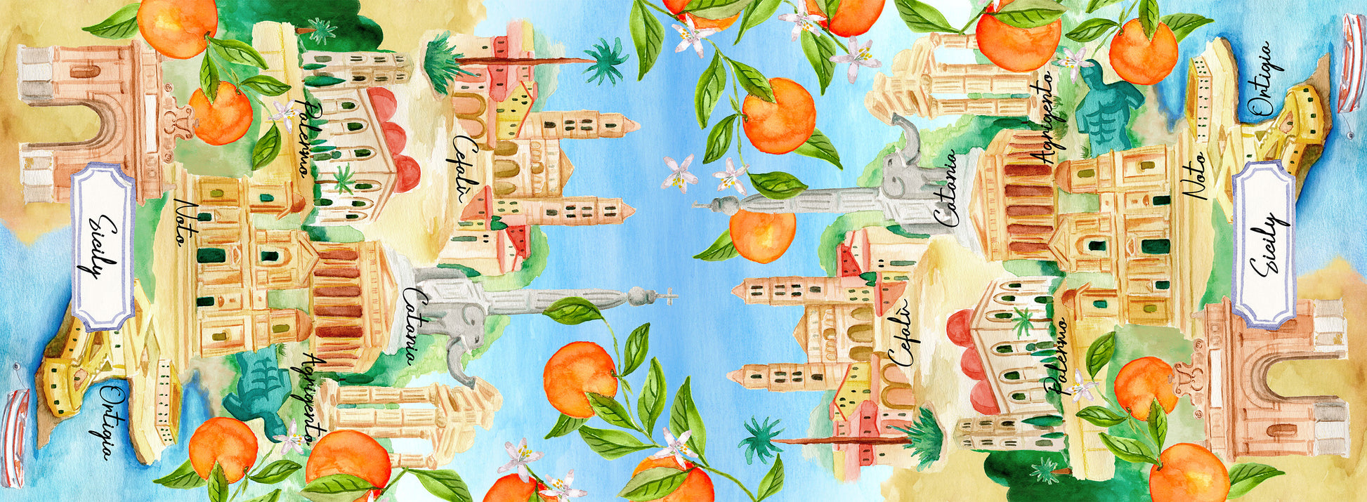 Pure Linen Runner Sicily 100% Made in Italy