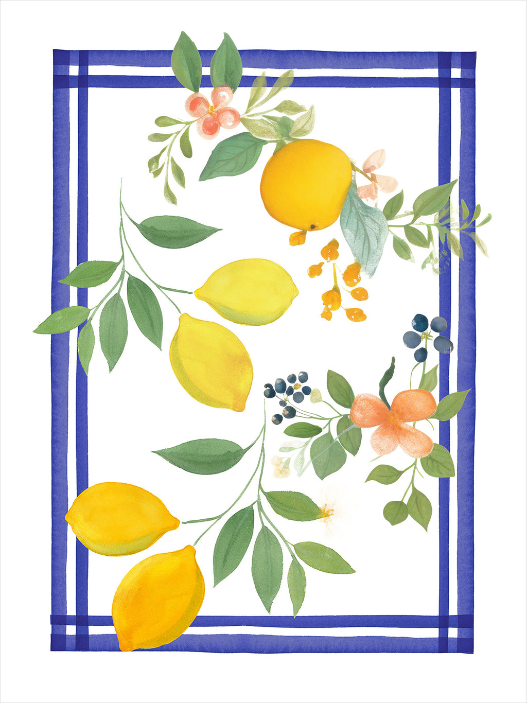 Kitchen Towels Sorrento, Premium Quality Linen