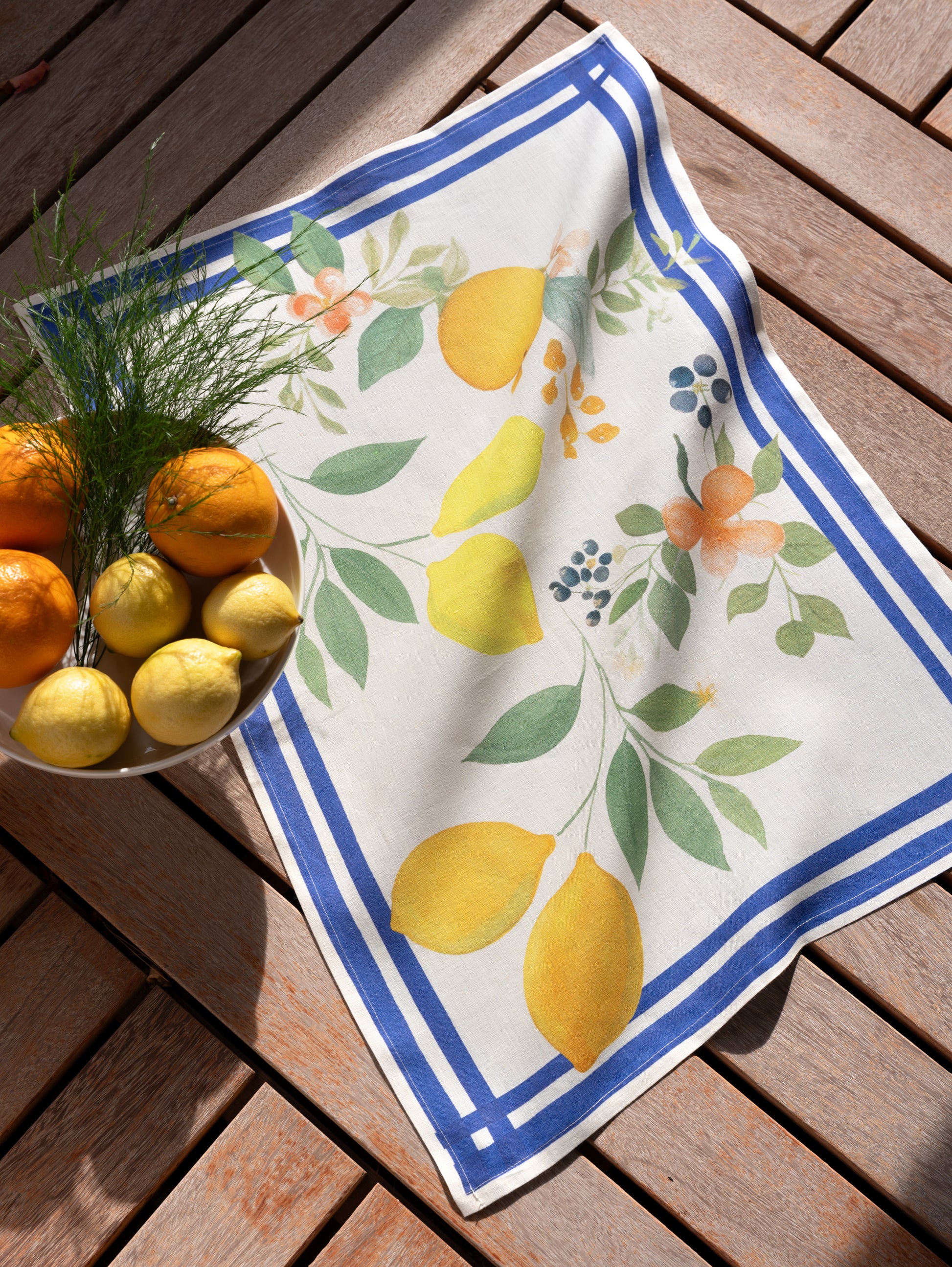 Kitchen Towels Sorrento, Premium Quality Linen