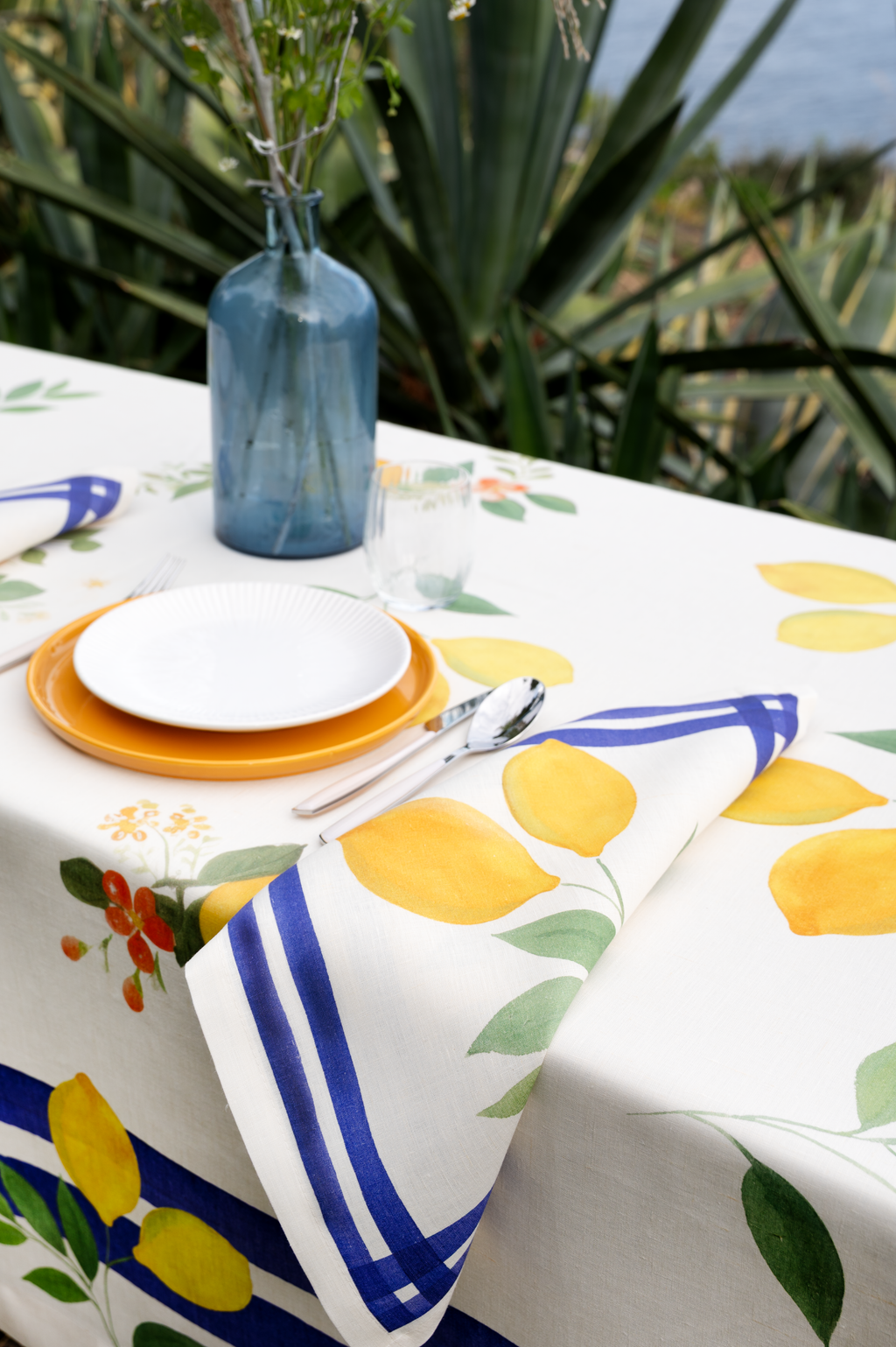 Set 4 Napkins Premium Linen Sorrento 100% Made in Italy