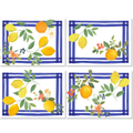 Set di 4 tovagliette Sorrento in lino di qualità premium