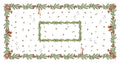 Linen Tablecloth «The Squirrel», 100% Made in Italy