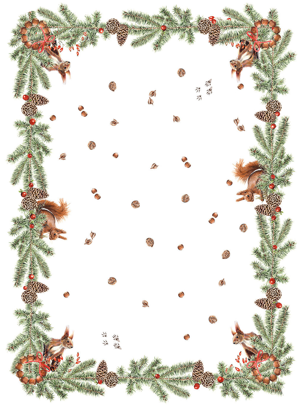 Kitchen Towels «The Squirrel», 100% Made in Italy - The Napking