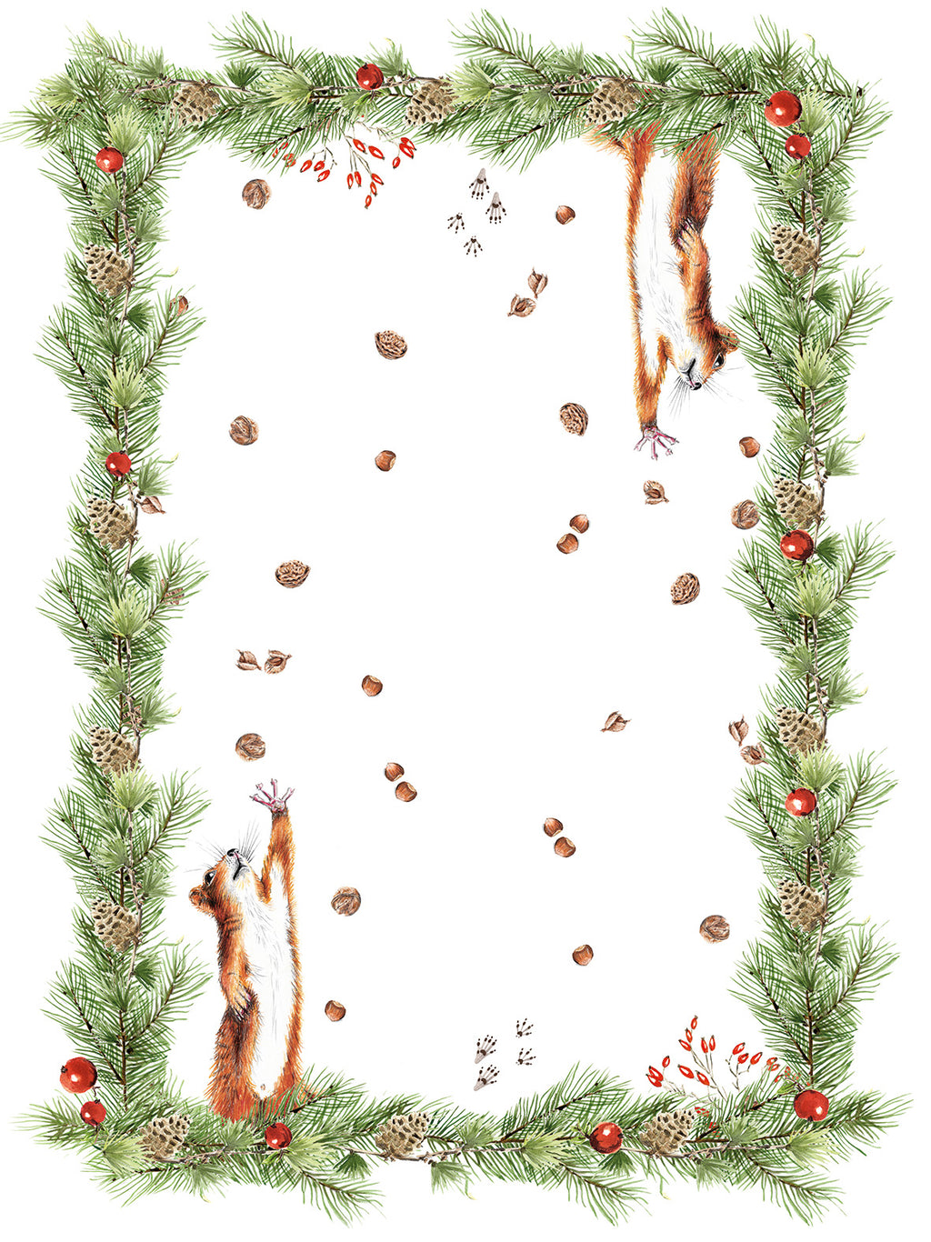 Kitchen Towels «The Squirrel», 100% Made in Italy - The Napking