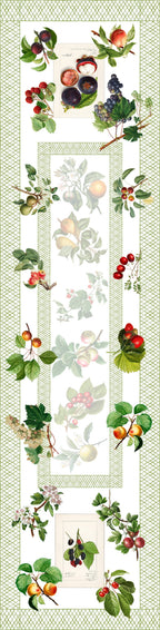 Pure Linen Runner «Summer Fruit» 100% Made in Italy - The Napking