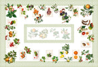 Linen Tablecloth «Summer Fruit», 100% Made in Italy - The Napking