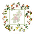 Linen Tablecloth «Summer Fruit», 100% Made in Italy