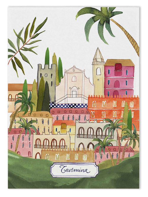 Kitchen Towels «Taormina», 100% Made in Italy