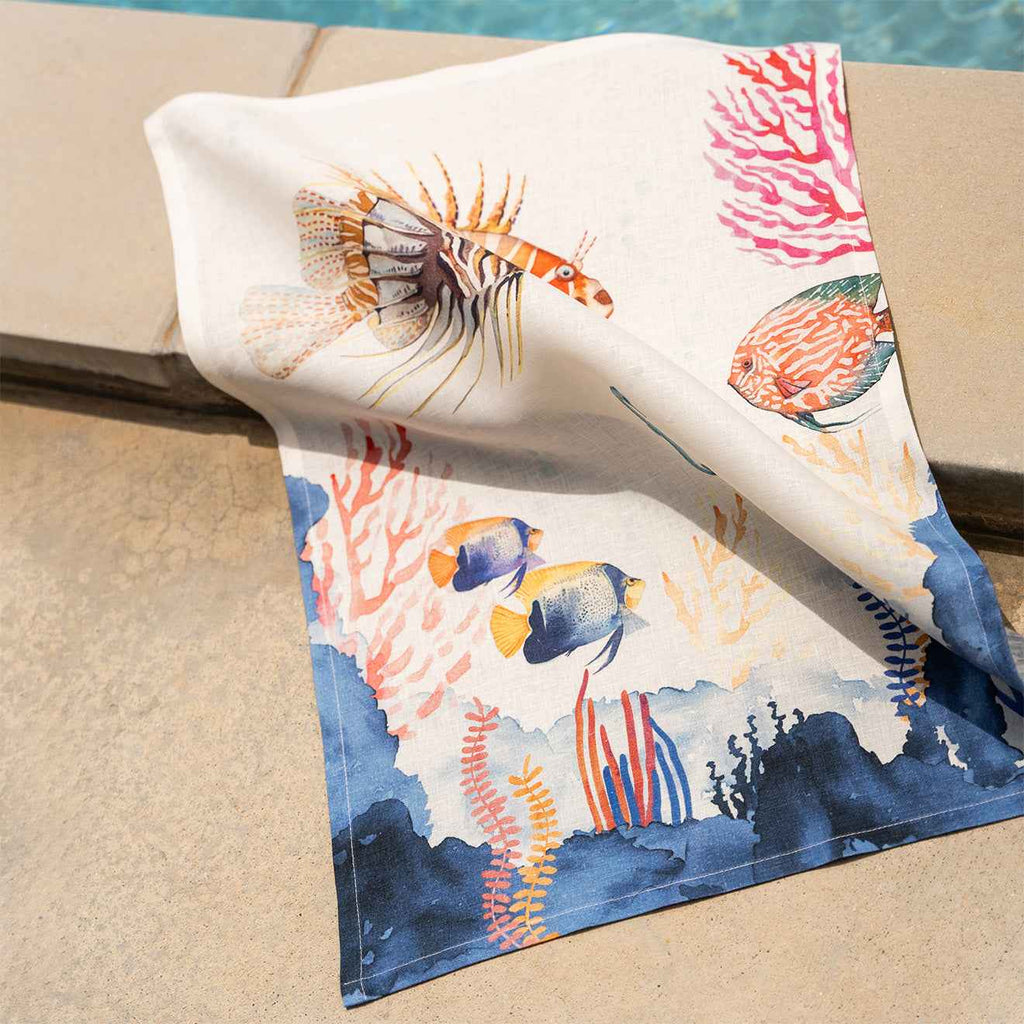 Kitchen Towels «The Reef» 100% Made in Italy