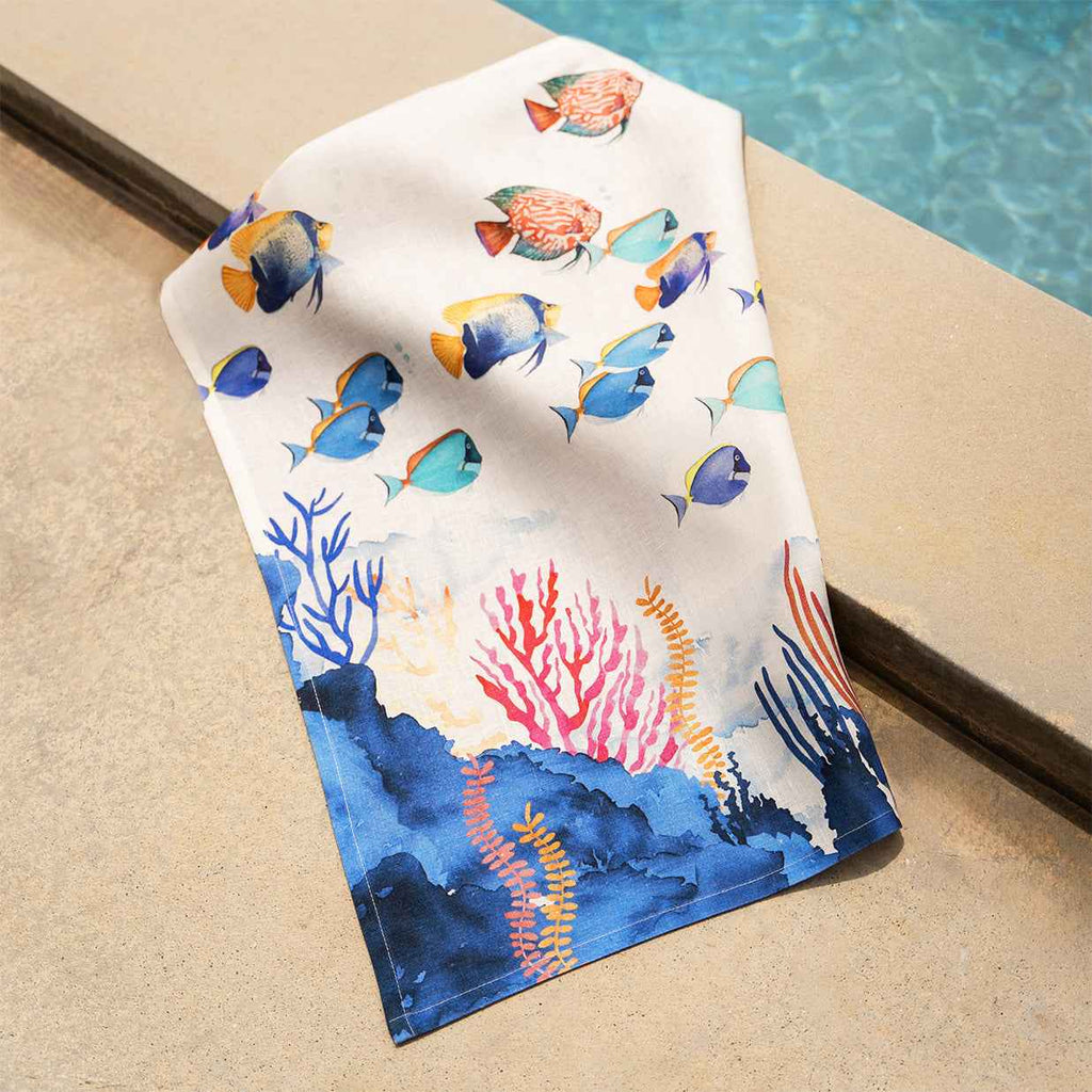 Kitchen Towels «The Reef» 100% Made in Italy