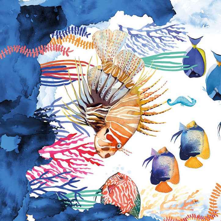 Cotton Satin Runner «The Reef» 100% Made in Italy - The Napking