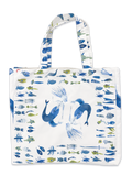 Cotton Shopper bag «Therasia», 100% Made in Italy - The Napking