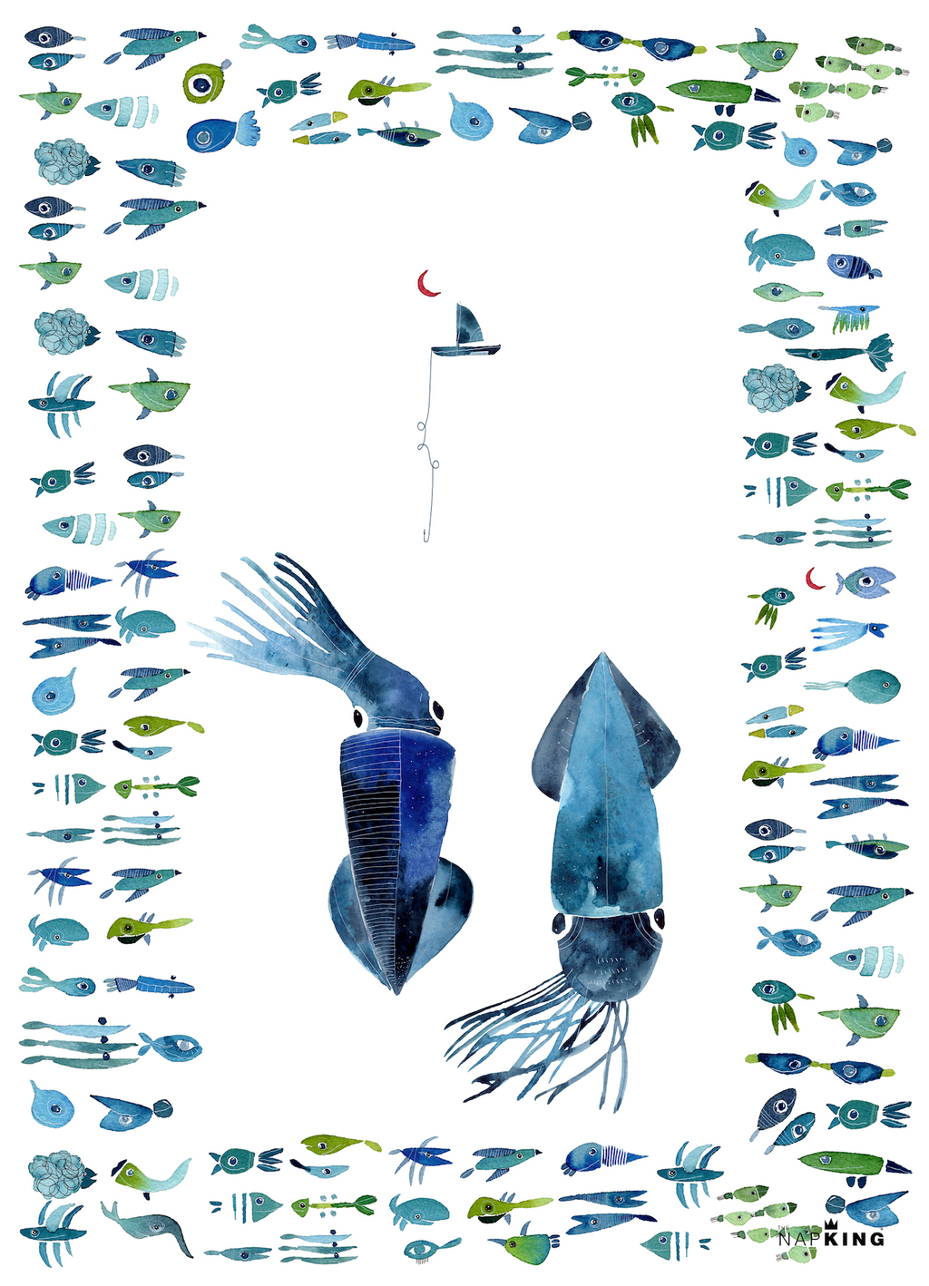 Kitchen Towels «Therasia», 100% Made in Italy - The Napking