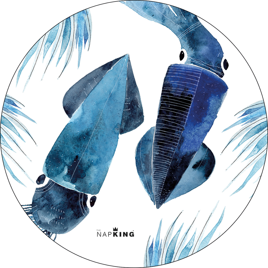 Set of 2 coasters «Therasia» wood cork – 100% Made in Italy - The Napking