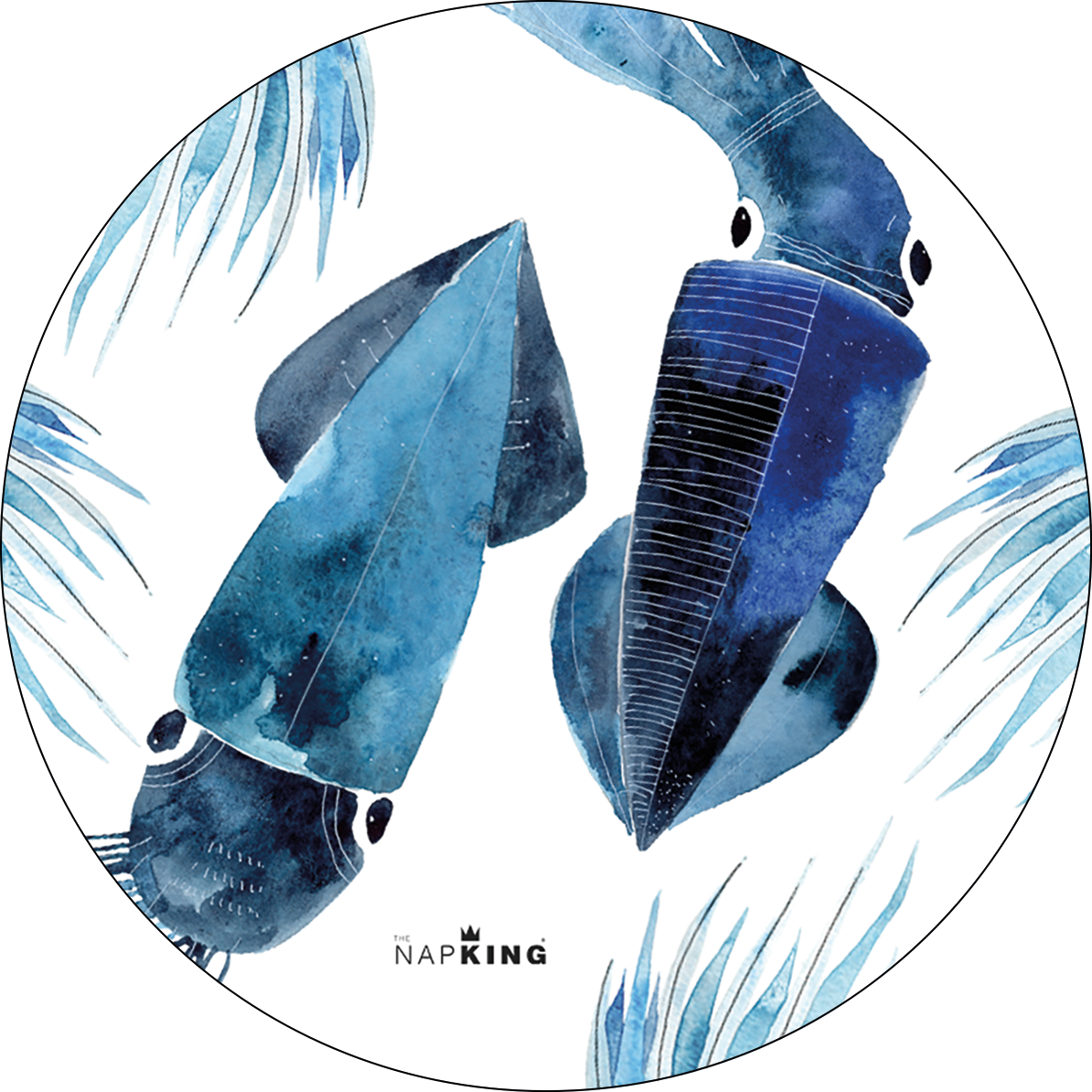 Set of 2 coasters «Therasia» wood cork – 100% Made in Italy - The Napking