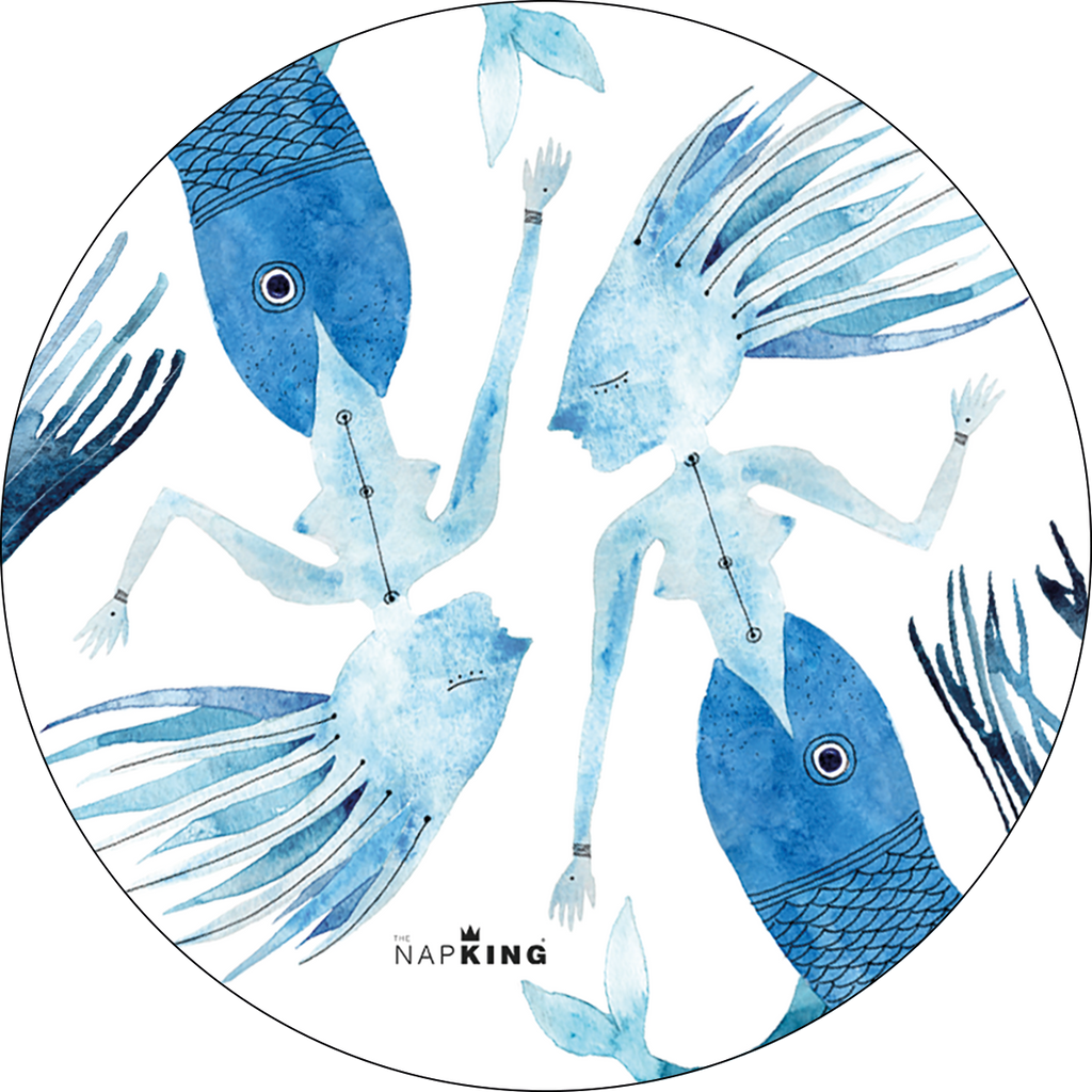 Set of 2 coasters «Therasia» wood cork – 100% Made in Italy