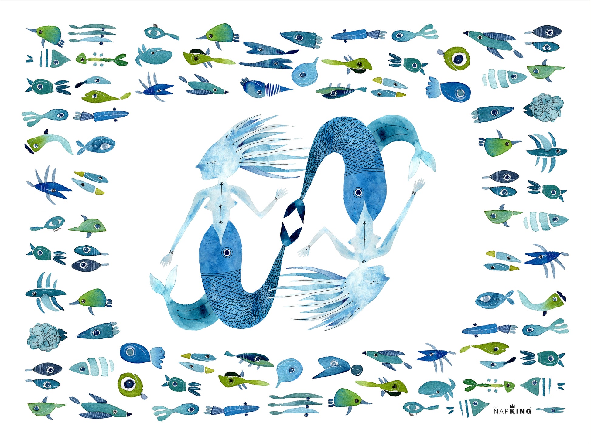 Set of 2 Rectangular Hardboard Placemats Therasia – 100% Made in Italy