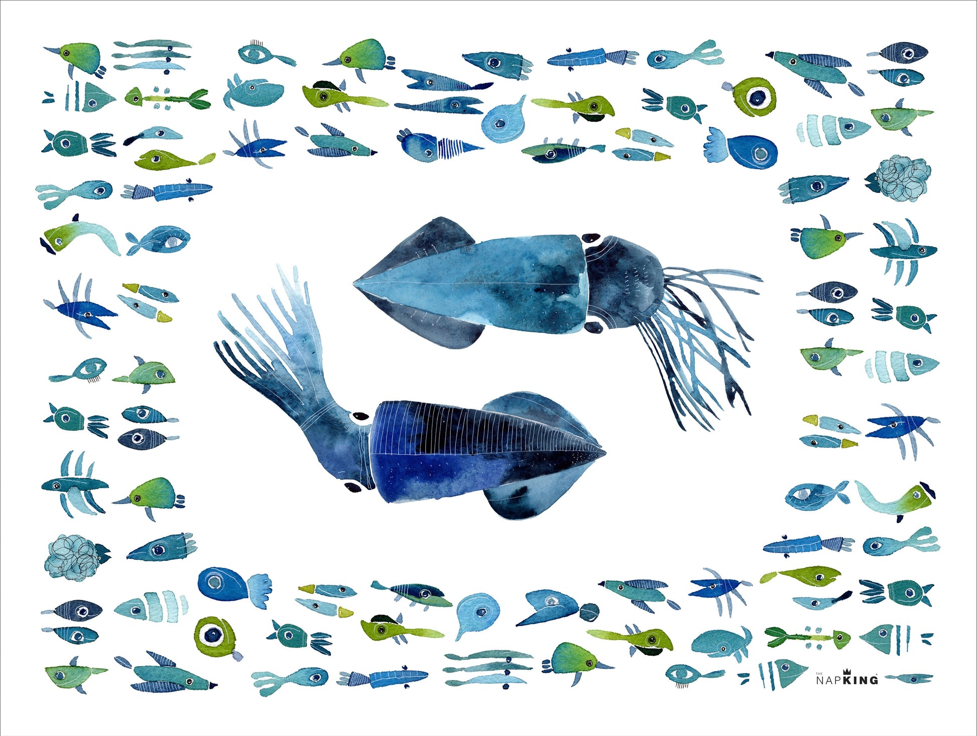 Set of 2 Rectangular Hardboard Placemats Therasia – 100% Made in Italy