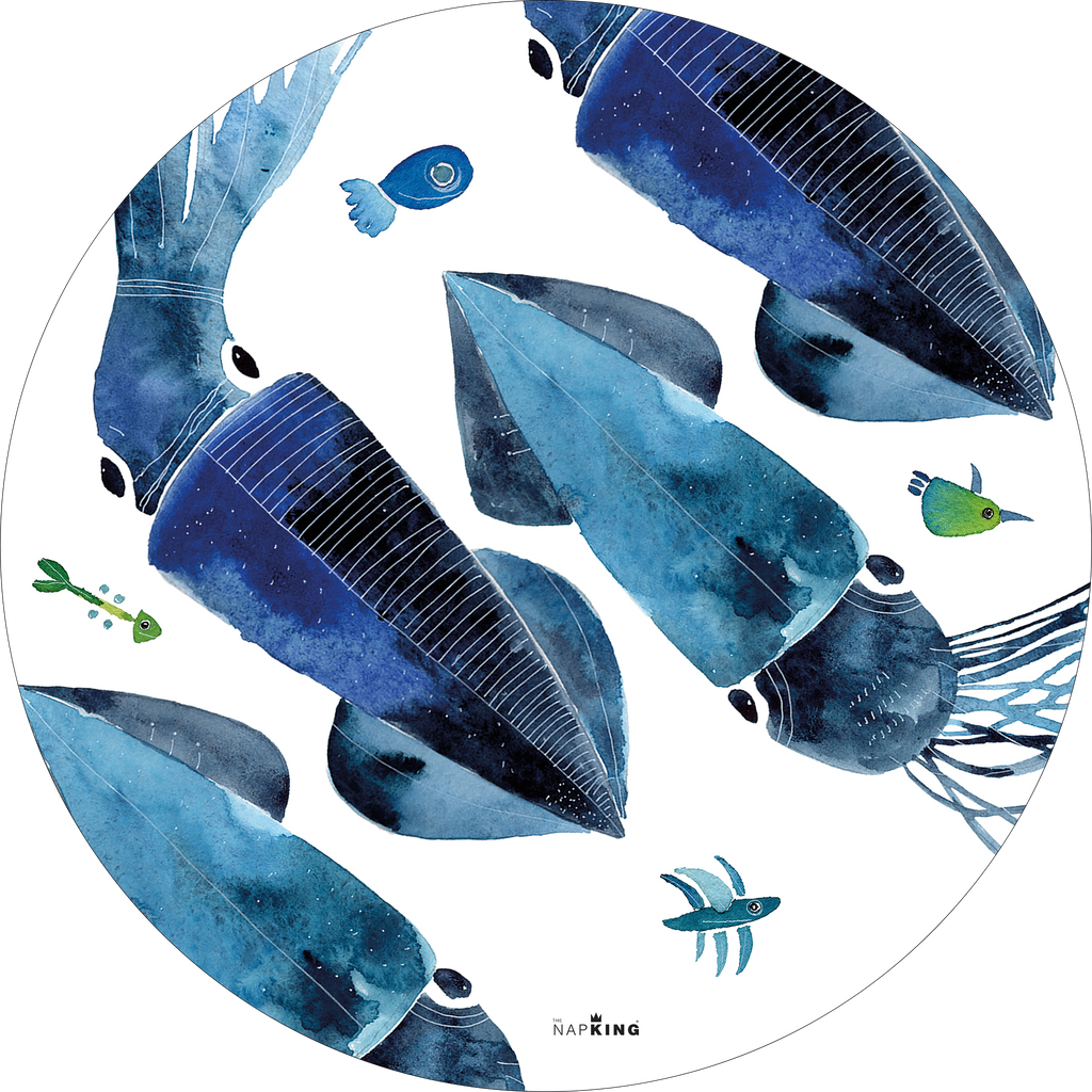 Set of 2 round hardboard placemats «Therasia» 100% Made in Italy - The Napking