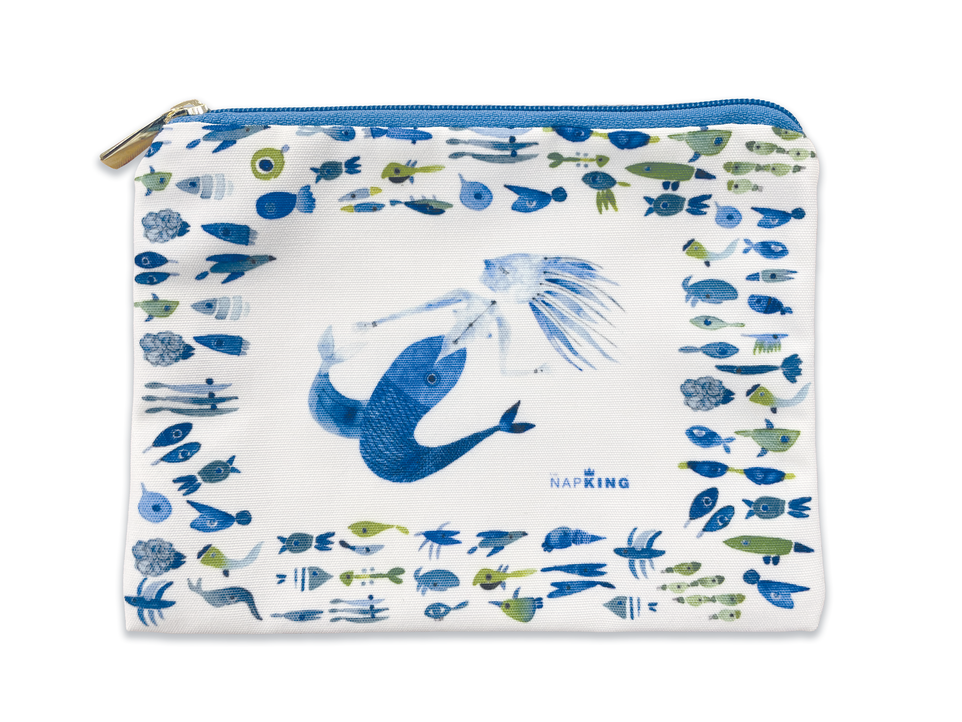 Cotton Trousse «Therasia», 100% Made in Italy - The Napking