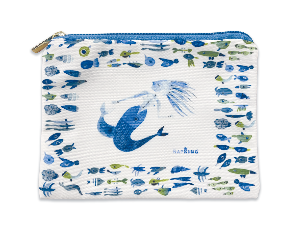 Cotton Trousse «Therasia», 100% Made in Italy - The Napking