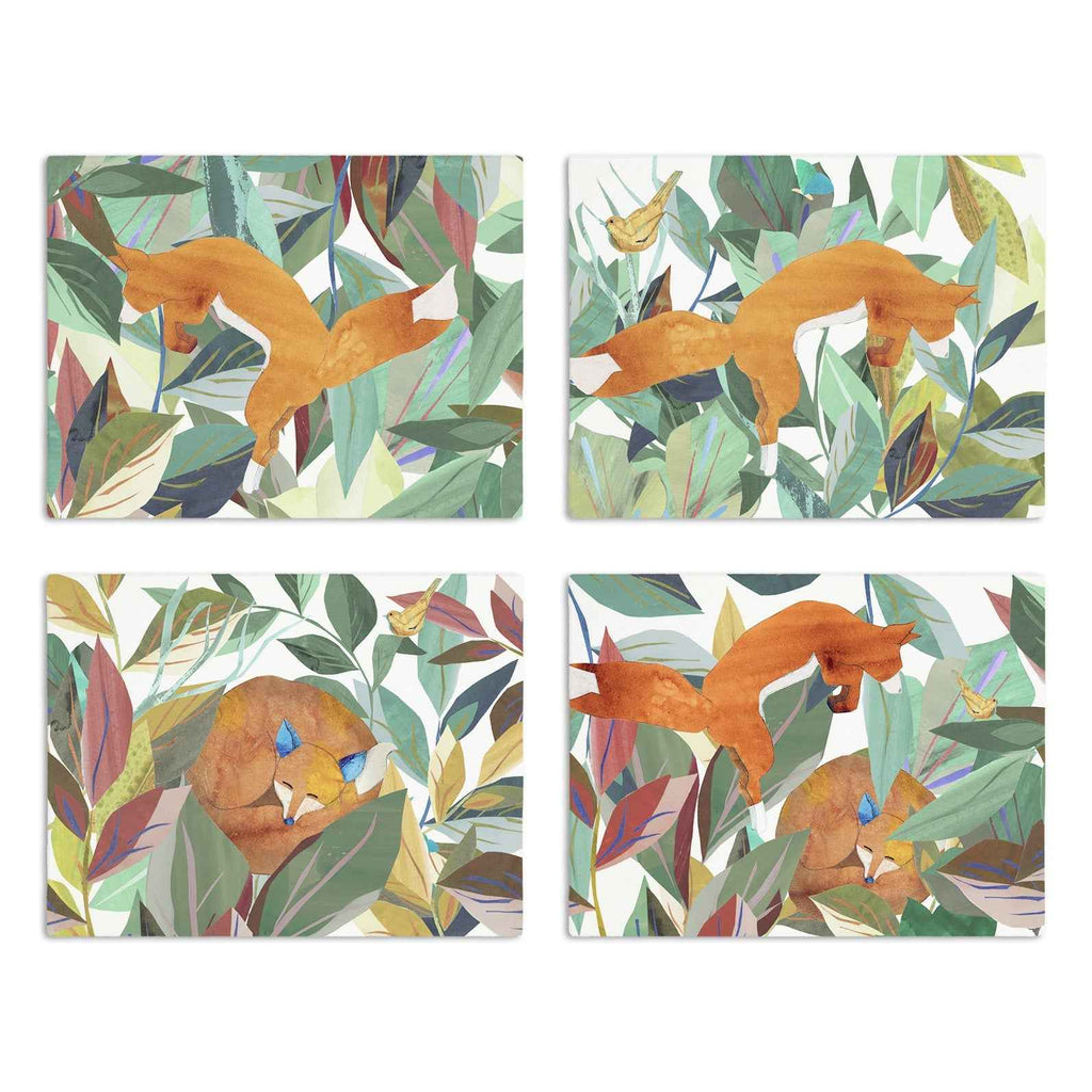 Set of 4 Placemats «Titou» Cotton Satin 100% Made in Italy