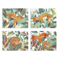 Set of 4 Placemats «Titou» Cotton Satin 100% Made in Italy